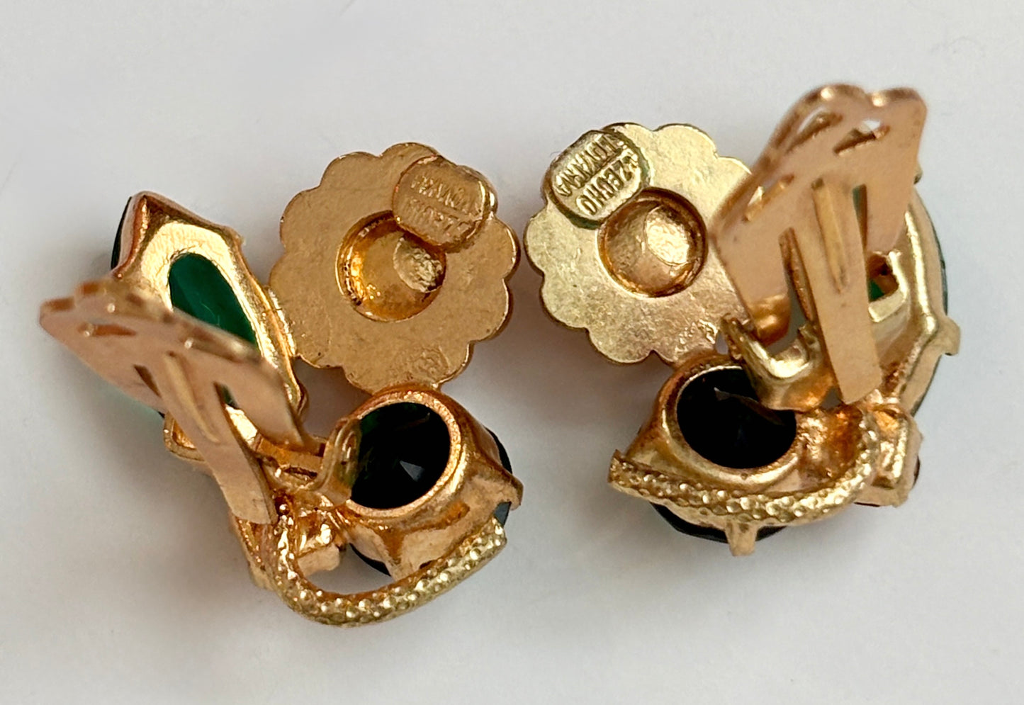 Vintage 1950s/1960s Czechoslovakian Brooch and Earring Set