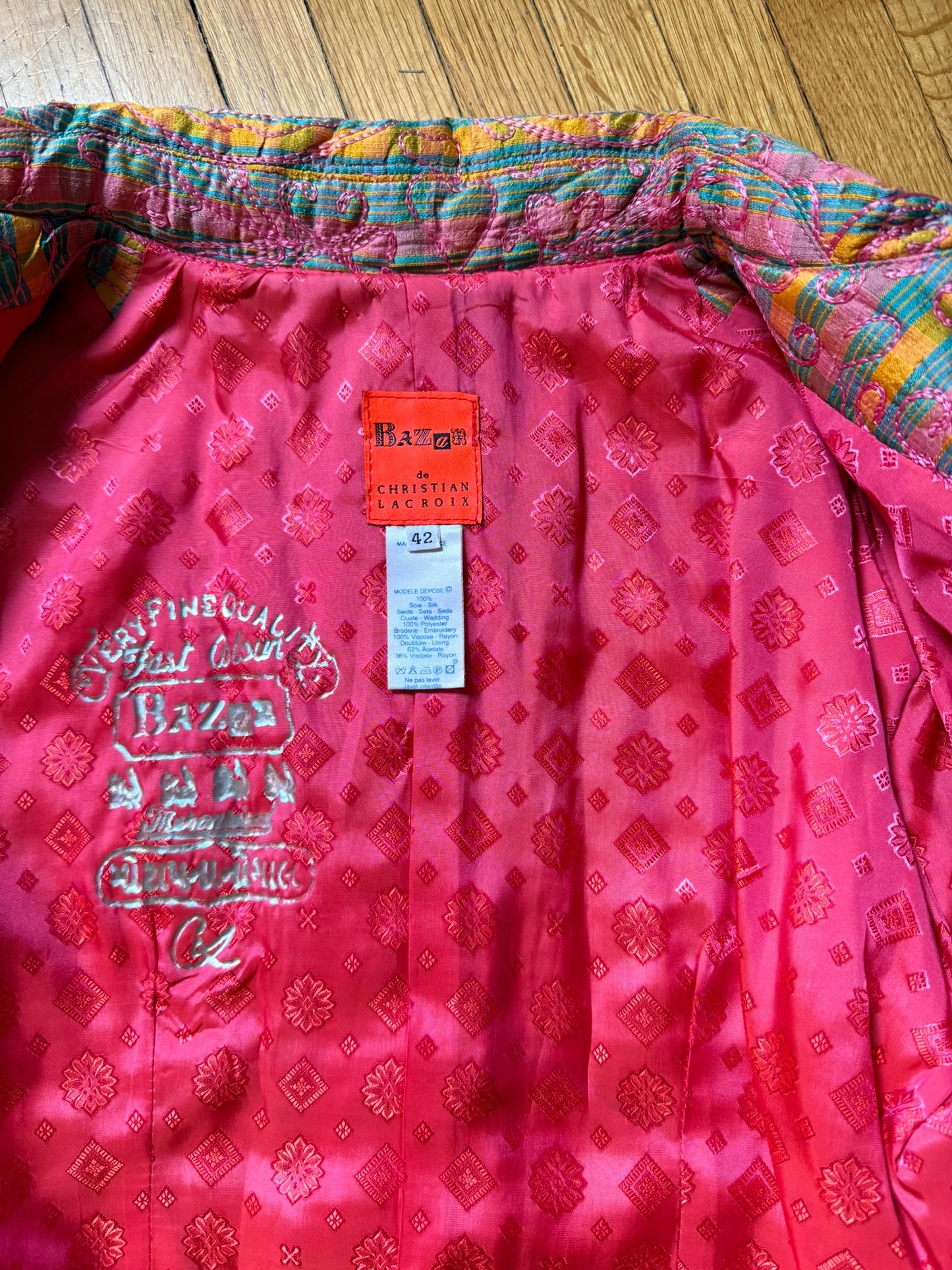 Vintage 1990's Christian LaCroix Jacket Size Medium