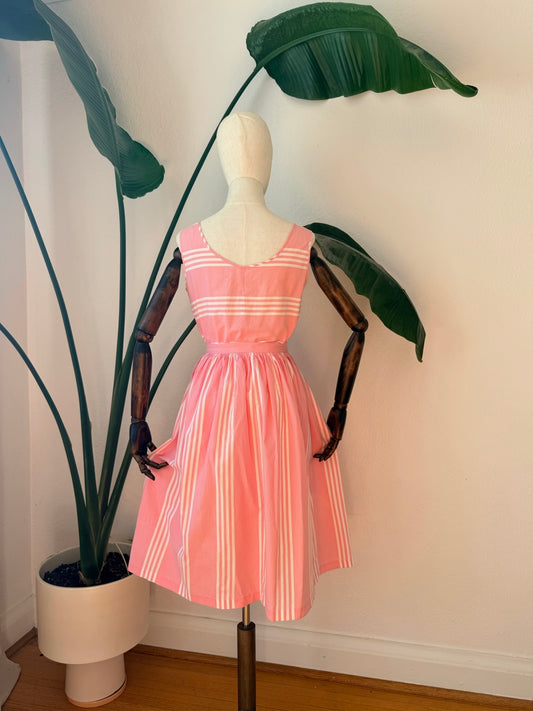 Vintage 1950s Play Set, Romper & Skirt, Size Small