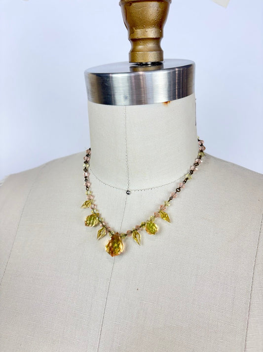 Vintage 1920s/1930s Czechoslovakian Glass Necklace