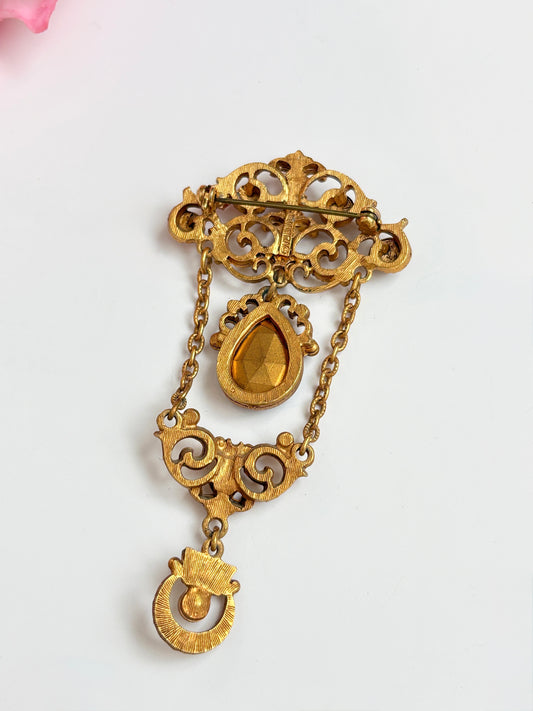 Vintage 1950s/1960s Signed Florenza by Dan Kasoff Brooch