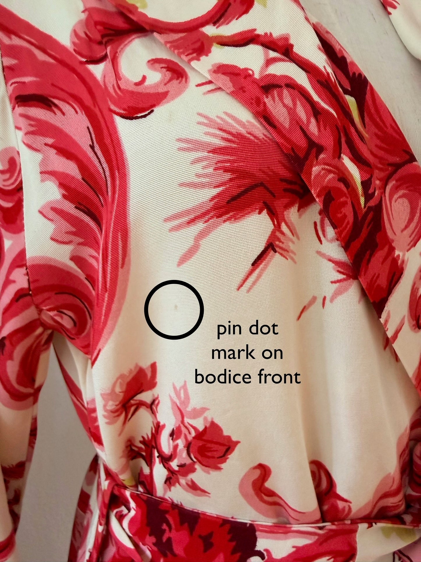 Vintage 1940s Printed Dressing Gown Robe, Size
