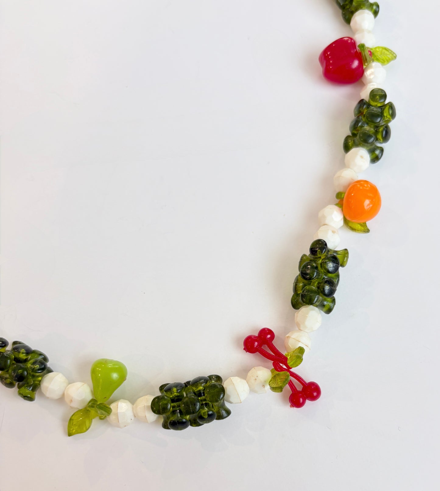 Vintage 1960s/1970s Beaded Fruit Necklace