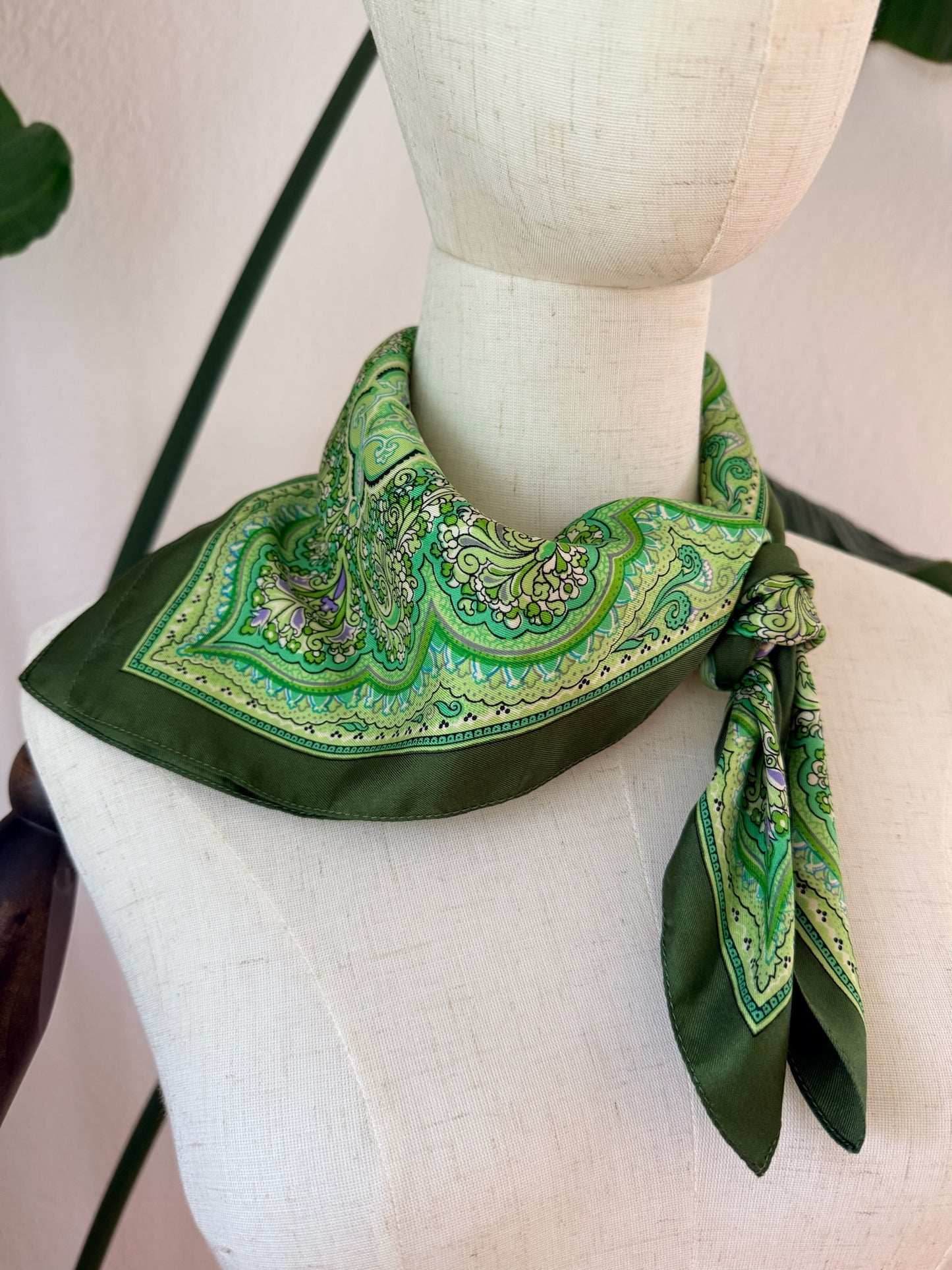 Vintage 1960s/1970s Bermuda Bag and Scarf Set