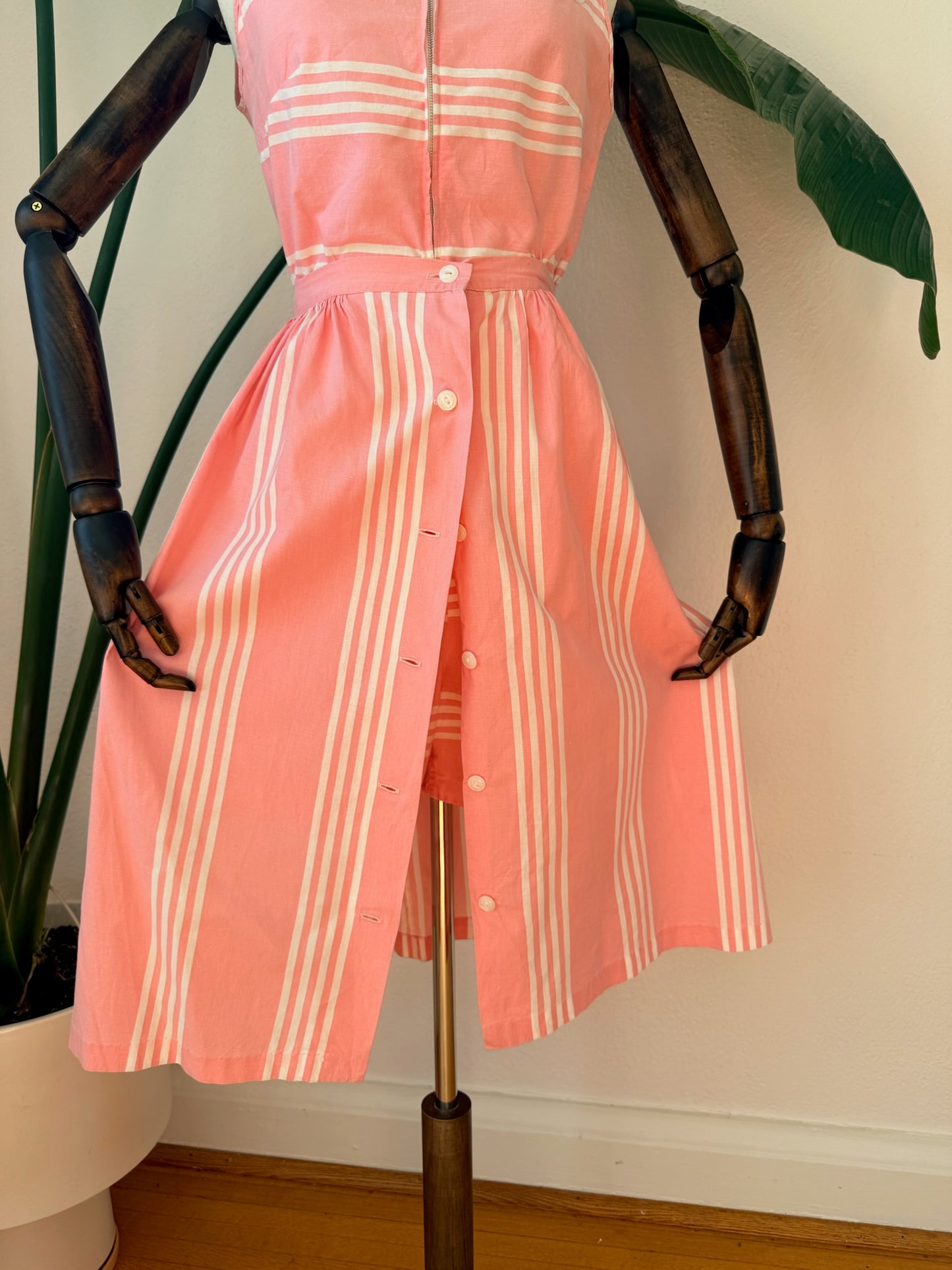 Vintage 1950s Play Set, Romper & Skirt, Size Small