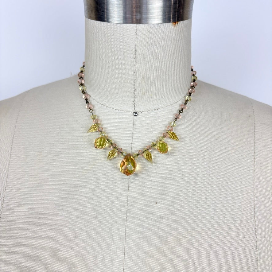 Vintage 1920s/1930s Czechoslovakian Glass Necklace