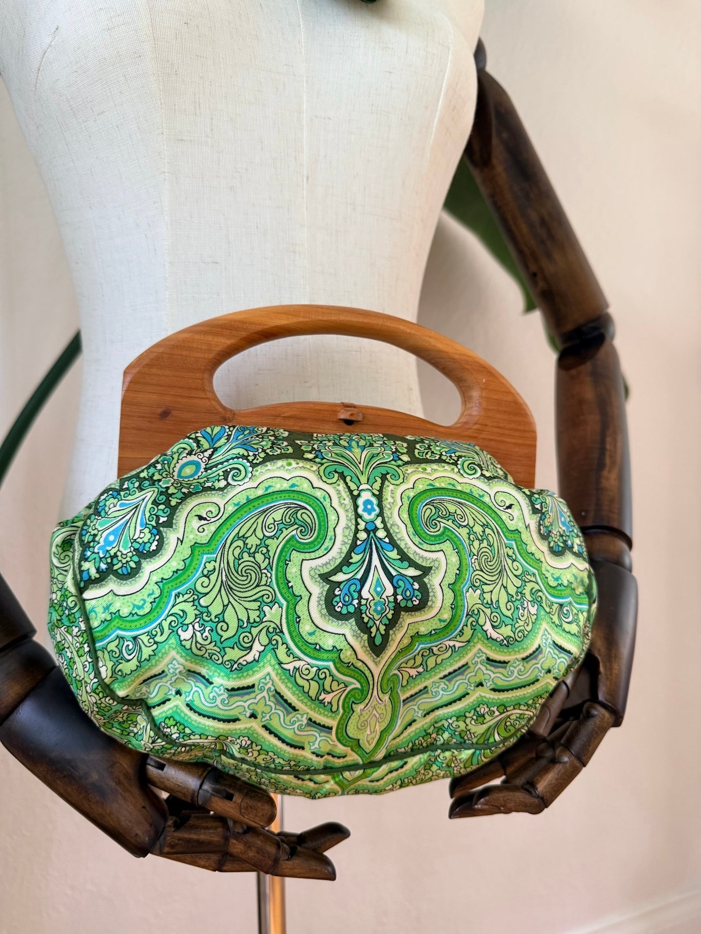 Vintage 1960s/1970s Bermuda Bag and Scarf Set