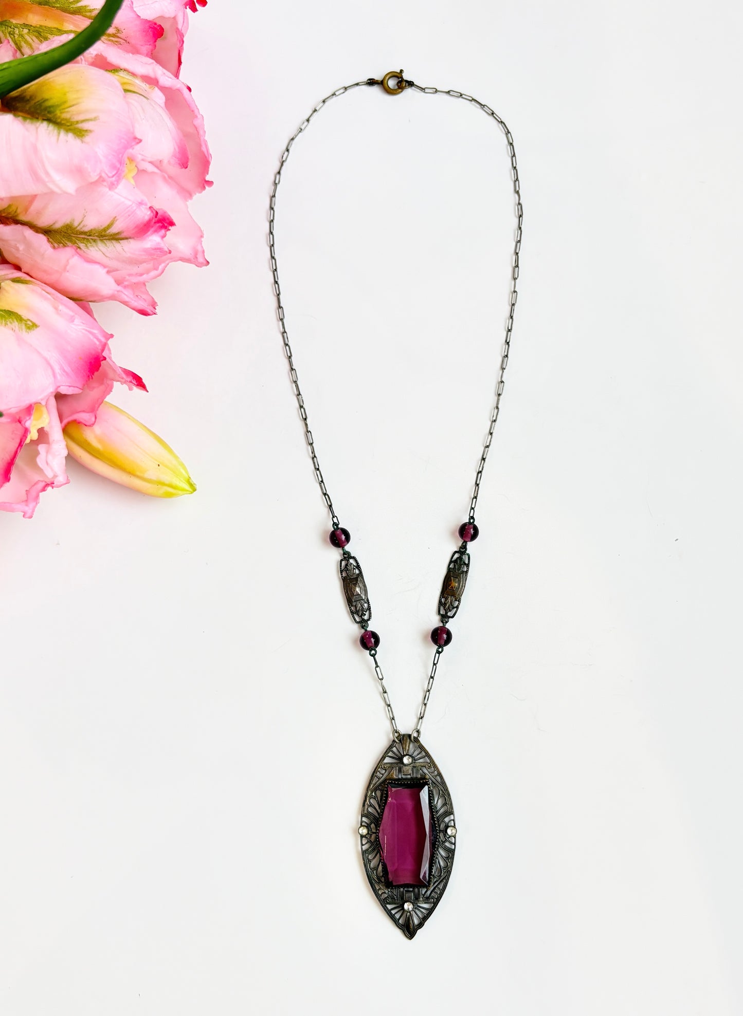 Vintage 1920s/1930s Czech Glass Necklace