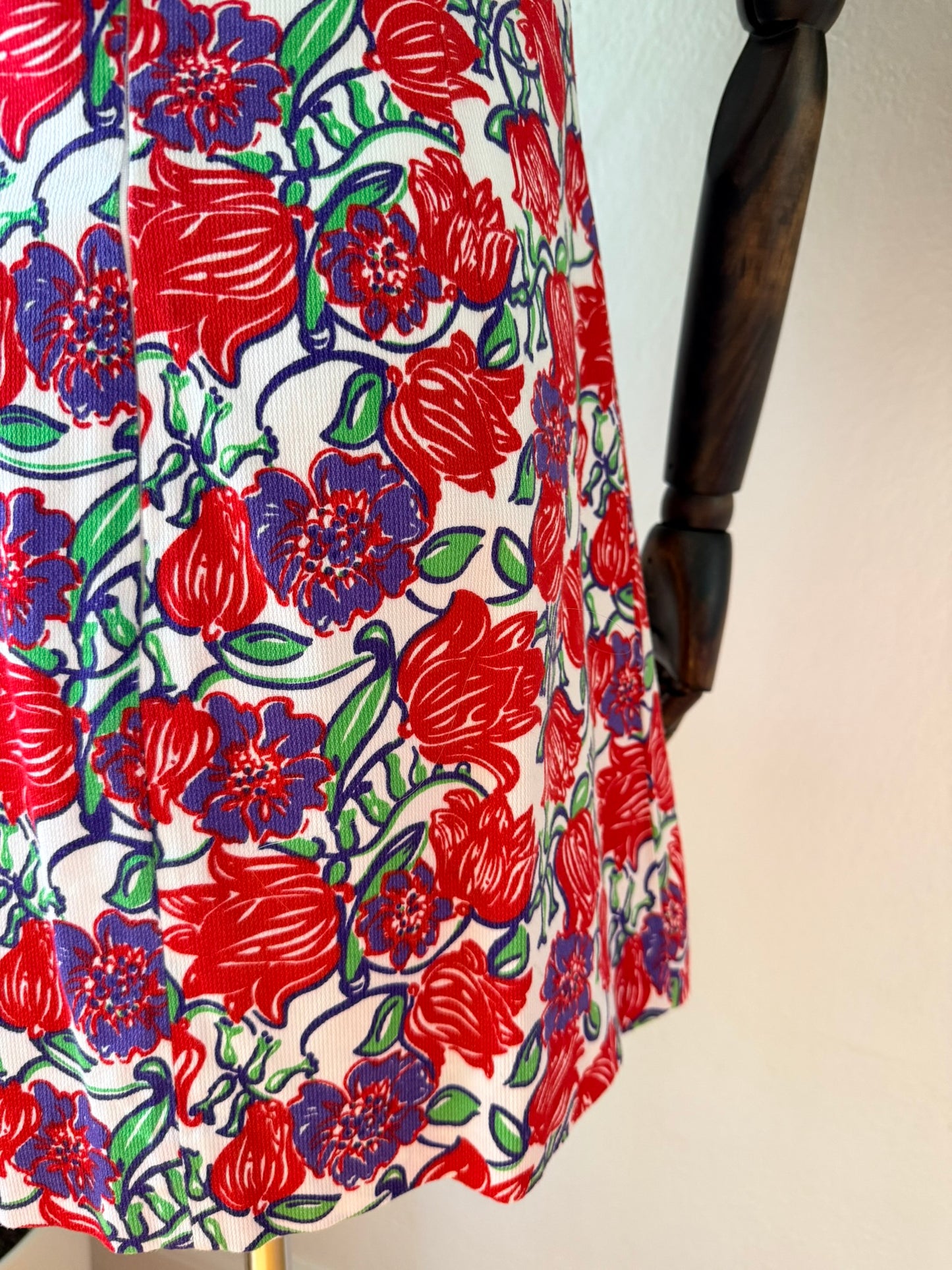 Vintage Late 1990s Lilly Pulitzer Printed Summer Dress Size Small