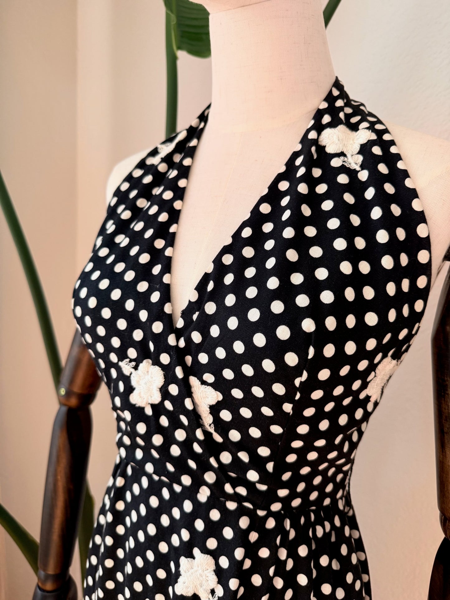 Vintage 1970s Morton Myles for Malcolm Charles Maxi Dress, Size Small