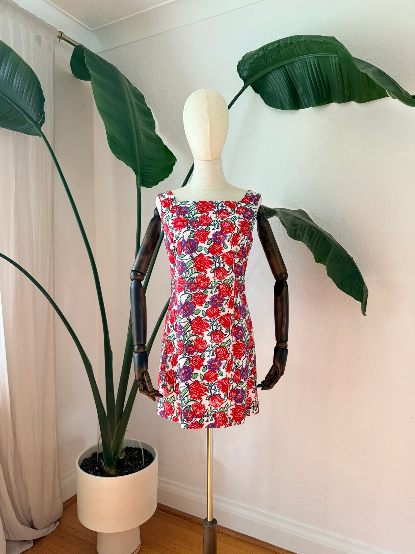 Vintage Late 1990s Lilly Pulitzer Printed Summer Dress Size Small