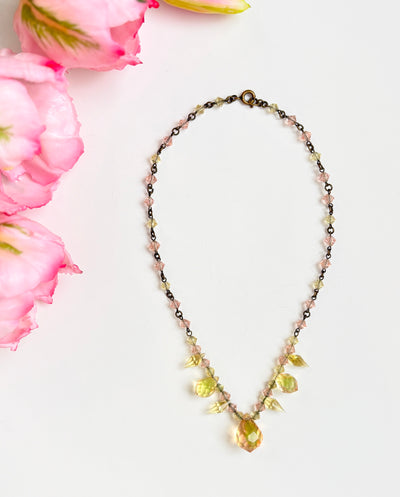 Vintage 1920s/1930s Czechoslovakian Glass Necklace