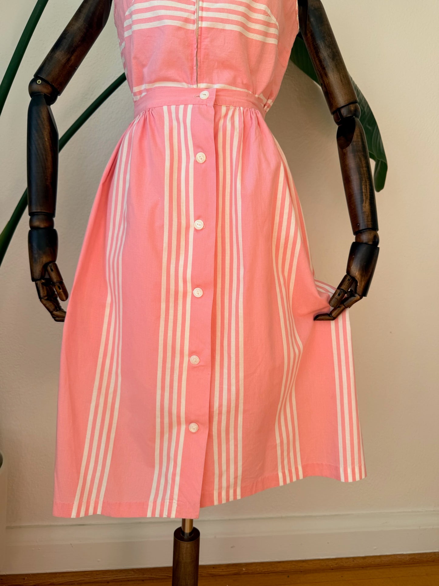 Vintage 1950s Play Set, Romper & Skirt, Size Small