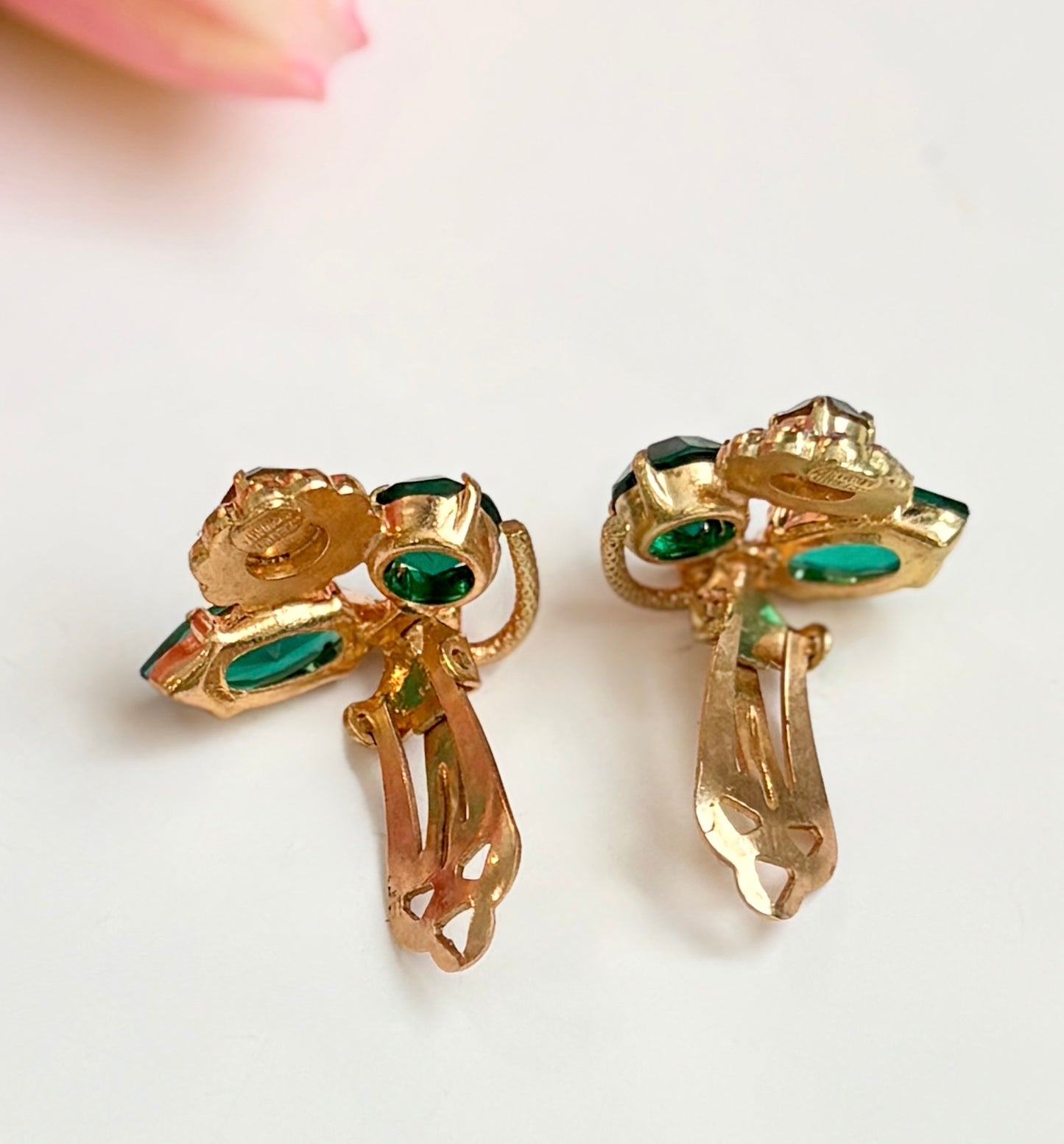 Vintage 1950s/1960s Czechoslovakian Brooch and Earring Set
