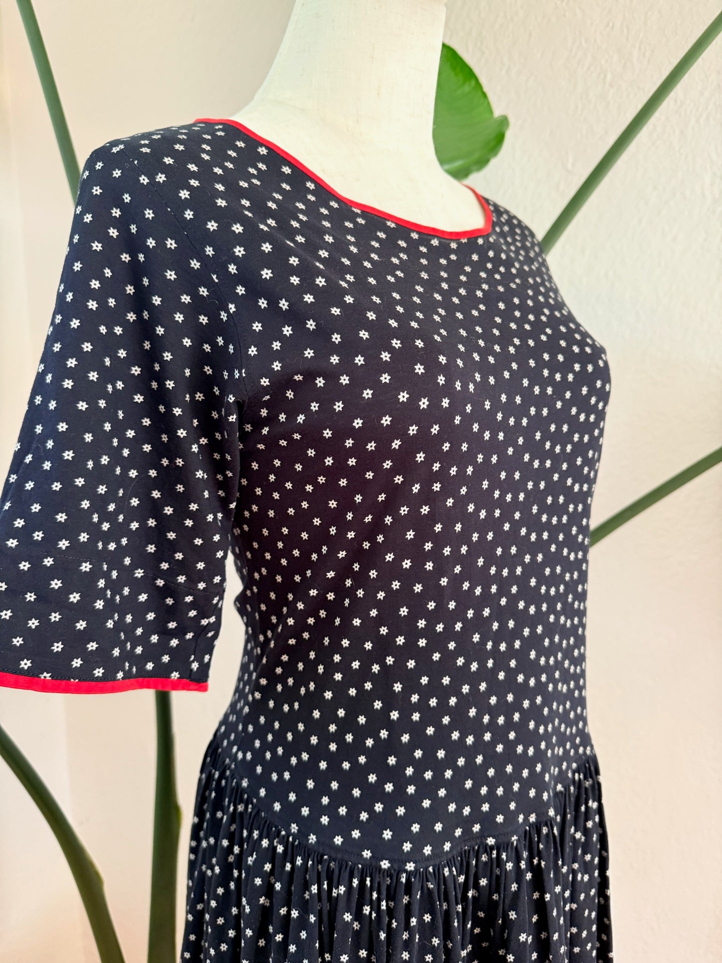 Vintage Late 1980s to Early 1990s Rare Kenzo Mini Dress, Size XS