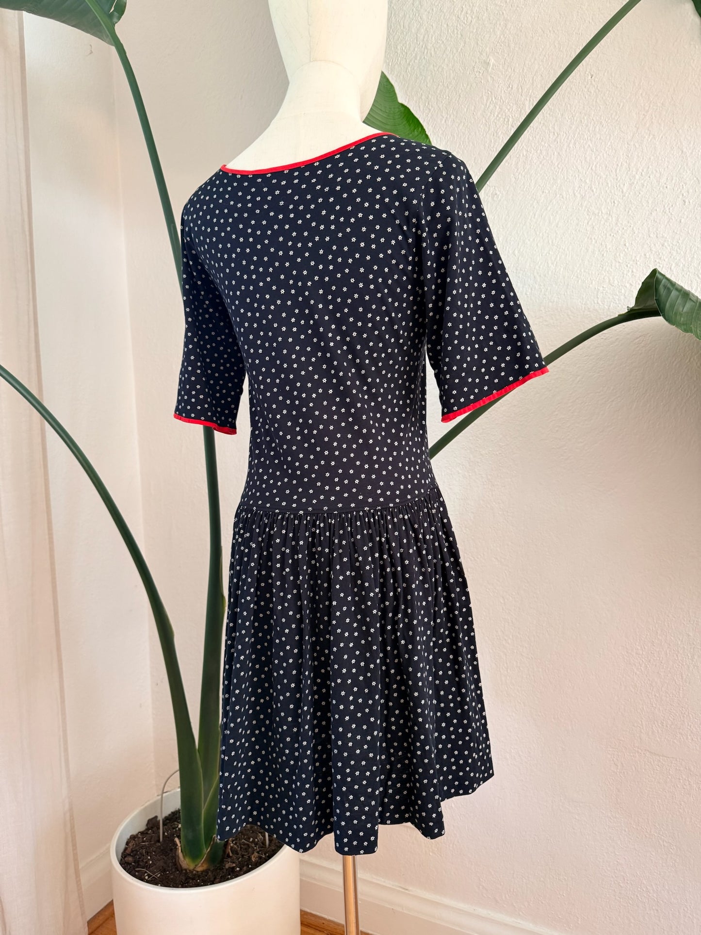 Vintage Late 1980s to Early 1990s Rare Kenzo Mini Dress, Size XS