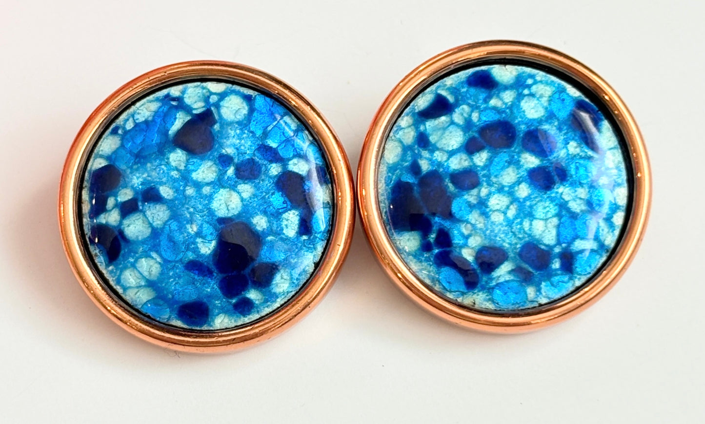 Vintage Mid-Century Matisse Renoir Clip-On Earrings